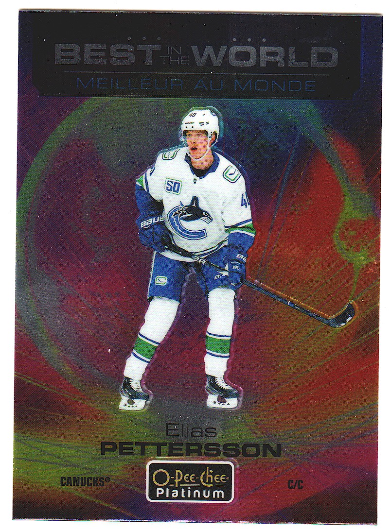 (image for) 2020-21 OPC Platinum Best in the World #BW14 Elias Pettersson